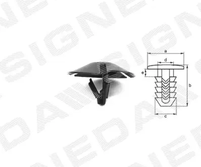 T97910 Пластмасові утримувачі SIGNEDA підбір по vin на Brocar
