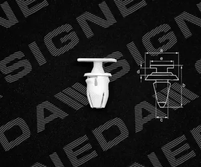 T86710 Пластмассовые держатели SIGNEDA подбор по vin на Brocar