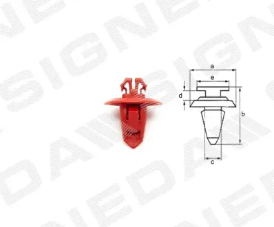 T66310 Пластмассовые держатели SIGNEDA підбір по vin на Brocar