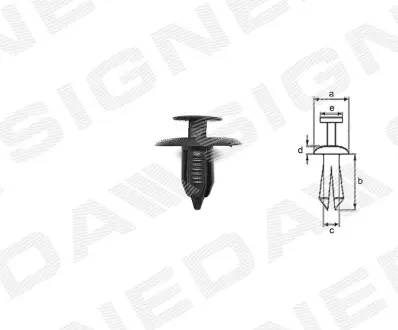 T44310 Пластмасові утримувачі SIGNEDA підбір по vin на Brocar