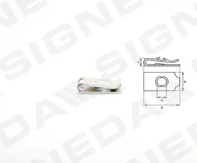T38510 Пластмасові утримувачі SIGNEDA підбір по vin на Brocar