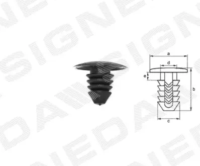 T30310 Пластмассовые держатели SIGNEDA подбор по vin на Brocar