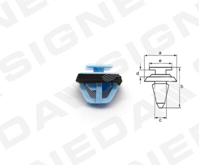 T249610 Пластмассовые держатели SIGNEDA підбір по vin на Brocar