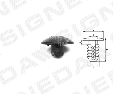 T224710 Пластмассовые держатели SIGNEDA підбір по vin на Brocar