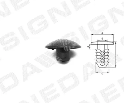 T224710 Пластмассовые держатели SIGNEDA підбір по vin на Brocar