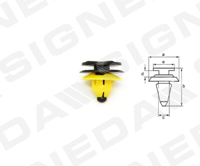 T209110 Пластмассовые держатели SIGNEDA подбор по vin на Brocar