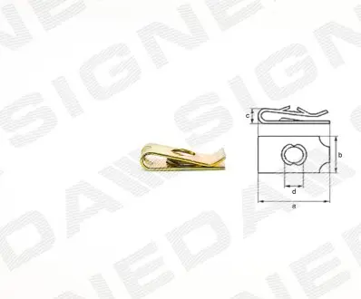 T204110 Пластмасові утримувачі SIGNEDA підбір по vin на Brocar