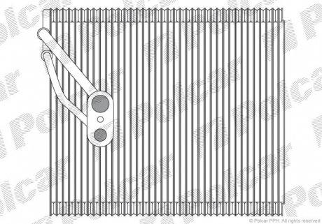 3415P81 Испаритель кондиционера POLCAR подбор по vin на Brocar