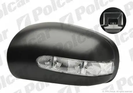 500356PM Корпус дзеркала зовнішнього лівий POLCAR підбір по vin на Brocar