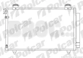 8125K8C2 Радіатор кондиціонера POLCAR підбір по vin на Brocar