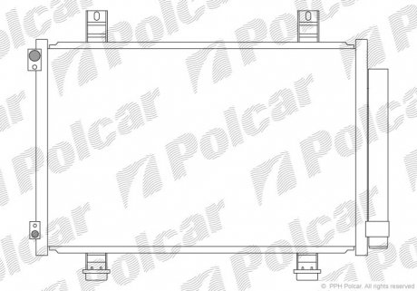 7406K81K Радиаторы кондиционера POLCAR подбор по vin на Brocar