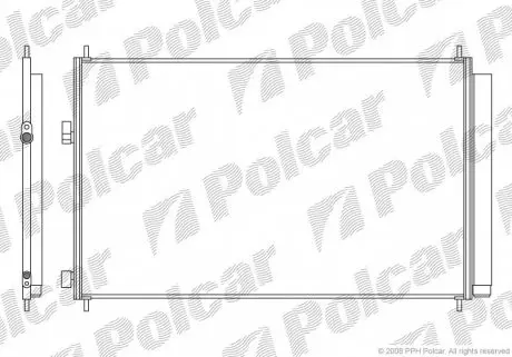 8148K81K Радиаторы кондиционера POLCAR подбор по vin на Brocar