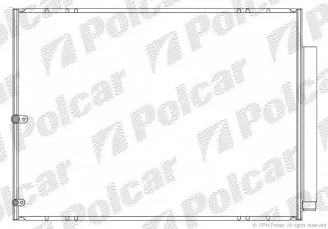 8061K81K Радіатори кондиціонера POLCAR підбір по vin на Brocar