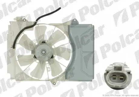 810323W5 Вентилятор з корпусом / кронштейном POLCAR підбір по vin на Brocar