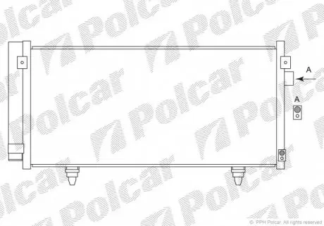 7242K81K Радиаторы кондиционера POLCAR подбор по vin на Brocar