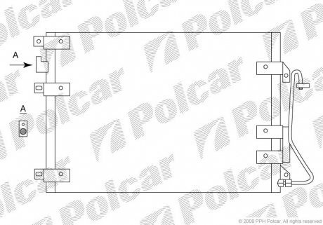 6015K8C2S Радиаторы кондиционера POLCAR підбір по vin на Brocar