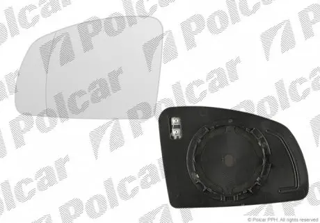 5559544M Вставка зовнішнього дзеркала ліва POLCAR підбір по vin на Brocar