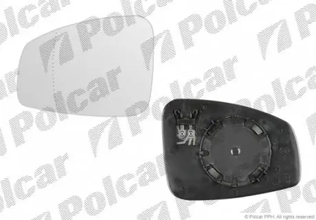 6012542M Внесок дзеркала зовнішнього POLCAR підбір по vin на Brocar