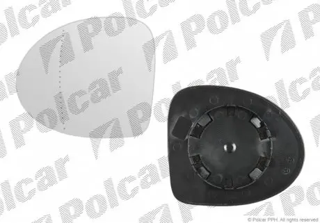 6001541M Вставка зовнішнього дзеркала ліва POLCAR підбір по vin на Brocar