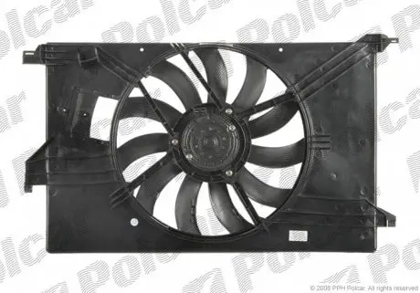 551823W1 Вентилятор з корпусом / кронштейном POLCAR підбір по vin на Brocar
