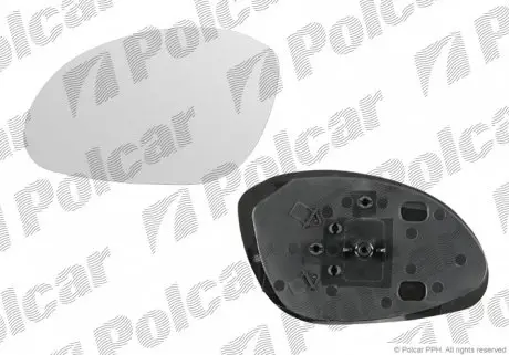 5517554E Вставка зовнішнього дзеркала права POLCAR підбір по vin на Brocar