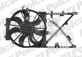 551623W4 Вентилятор з корпусом / кронштейном POLCAR підбір по vin на Brocar