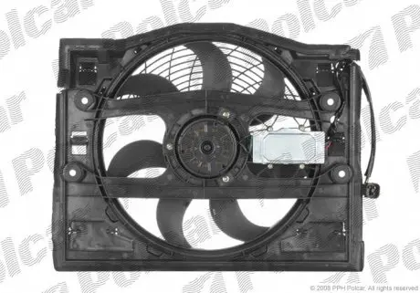 200823W2 Вентилятор з корпусом / кронштейном POLCAR підбір по vin на Brocar