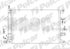 9080K8C2 Радиаторы кондиционера POLCAR подбор по vin на Brocar