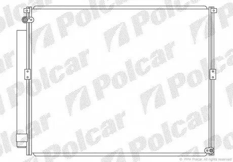 8178K81K Радіатори кондиціонера POLCAR підбір по vin на Brocar