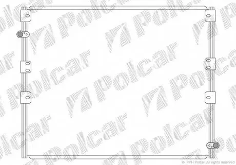 8177K81K Радіатори кондиціонера POLCAR підбір по vin на Brocar