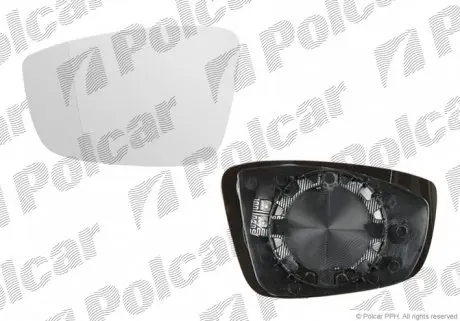 9533552E Вставка зовнішнього дзеркала права POLCAR підбір по vin на Brocar