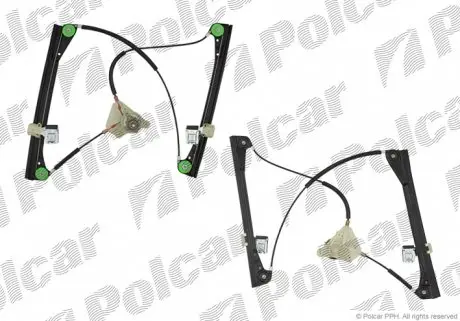 9526PSM2 Стеклоподъемник ручной POLCAR подбор по vin на Brocar