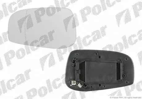 9061542M Вклад зеркала внешнего POLCAR подбор по vin на Brocar