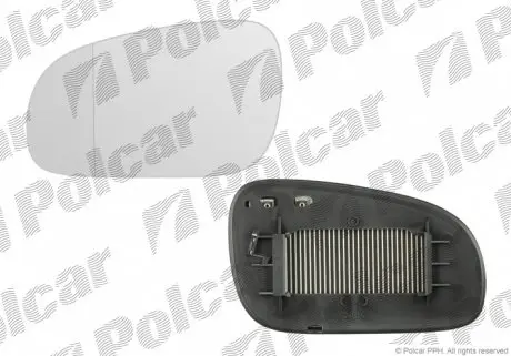 9060542M Вклад зеркала внешнего POLCAR подбор по vin на Brocar