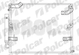 8179K8C2 Радіатор кондиціонера POLCAR підбір по vin на Brocar