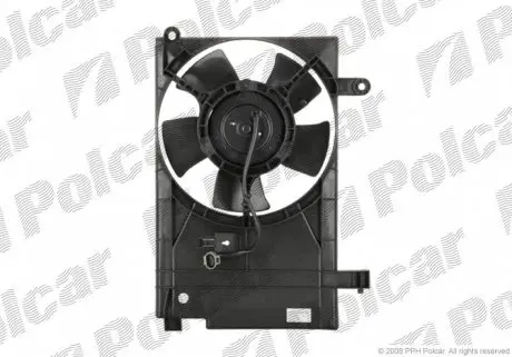 250023W1 Вентилятор з корпусом / кронштейном POLCAR підбір по vin на Brocar