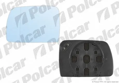 2050545M Вклад зеркала внешнего POLCAR подбор по vin на Brocar