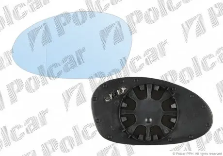 2040545M Вклад зеркала внешнего POLCAR подбор по vin на Brocar