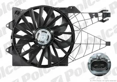 302523W3 Вентиляторы радиаторов POLCAR підбір по vin на Brocar
