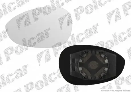 3024555M Вставка зовнішнього дзеркала права POLCAR підбір по vin на Brocar