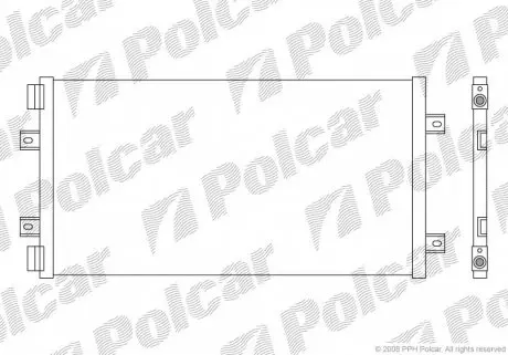 3022K8C4 Радіатор кондиціонера POLCAR підбір по vin на Brocar