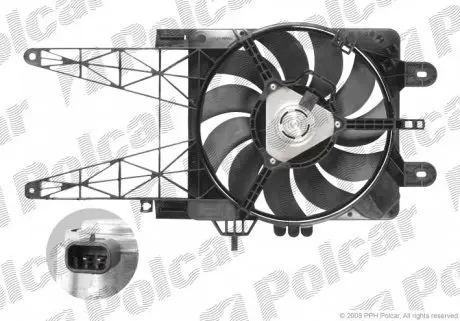 302223W7 Вентиляторы радиаторов POLCAR подбор по vin на Brocar