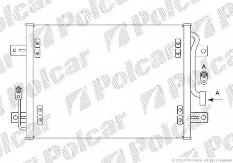 3005K8C1 Радиаторы кондиционера POLCAR подбор по vin на Brocar