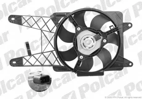 300223W1 Вентилятори радіаторів POLCAR підбір по vin на Brocar