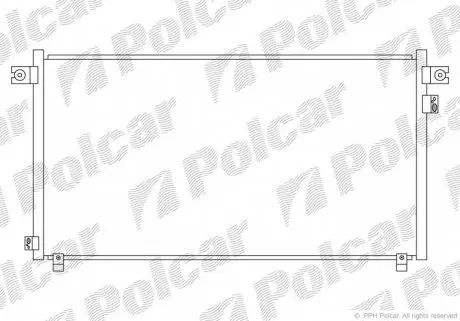 2777K83K Радіатори кондиціонера POLCAR підбір по vin на Brocar