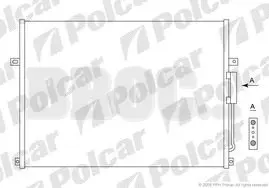 2406K8C1 Радіатор кондиціонера POLCAR підбір по vin на Brocar
