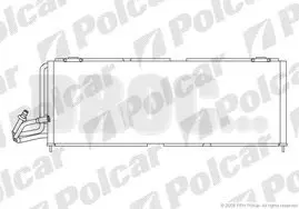 2404K8C3 Радіатор кондиціонера POLCAR підбір по vin на Brocar