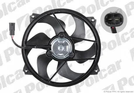 232923W2 Вентилятори радіаторів POLCAR підбір по vin на Brocar