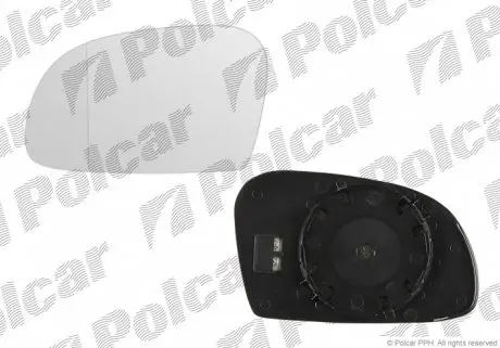 2306548M Вклад зеркала внешнего POLCAR подбор по vin на Brocar