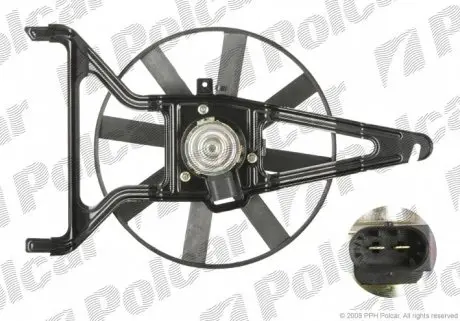 230623W1 Вентилятори радіаторів POLCAR підбір по vin на Brocar